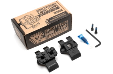 Image of Strike Industries Beretta 1301 Tactical /A300 Ultima Patrol Strike Shotgun Barrel Clamp, Black, SI-SG-BCL-1301TAC-BK