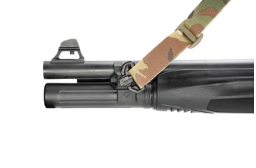 Image of Strike Industries Beretta 1301 Tactical /A300 Ultima Patrol Strike Shotgun Barrel Clamp, Black, SI-SG-BCL-1301TAC-BK