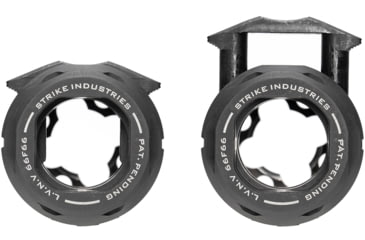 Image of Strike Industries Blast Shield for A2 Birdcage Flash Hider, Black, One Size, SI-BS-NATO-BK