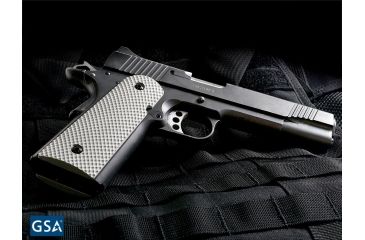 Image of Strike Industries BMC 1911 PX-09 Pistol Grips Golf Ball Dimple Pattern, Black, .295in SI-BMC-PX09