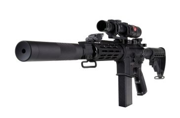 Image of Strike Industries Mid Length Barrel Extension, Black, 16in SI-COBRADB16M