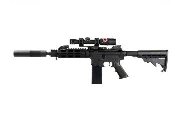 Image of Strike Industries Mid Length Barrel Extension, Black, 16in SI-COBRADB16M