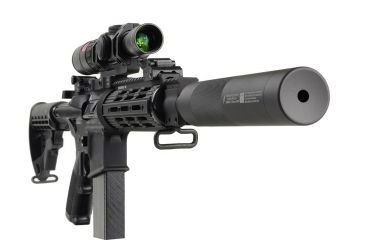 Image of Strike Industries Mid Length Barrel Extension, Black, 16in SI-COBRADB16M