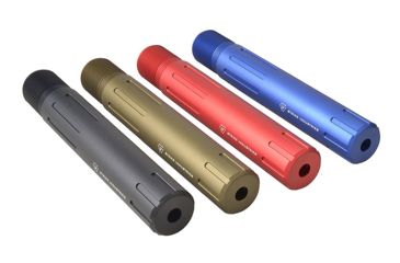 Image of Strike Industries Carbine Length Pistol Receiver Extension/Buffer Tube, Black, SI-AR-CARPRE-SLICK-BK