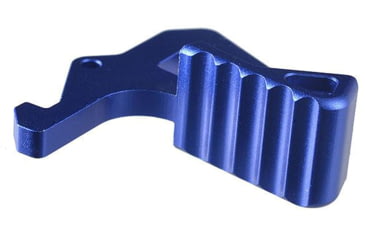Image of Strike Industries Charging Handle Extended Latch, Blue, One Size, SI-AR-LATCH-BLU