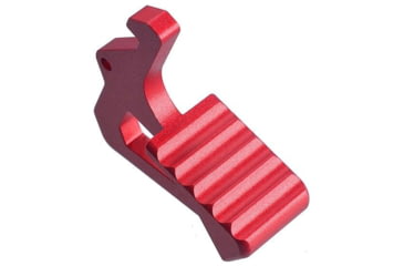 Image of Strike Industries Charging Handle Extended Latch, Red, One Size, SI-AR-LATCH-RED