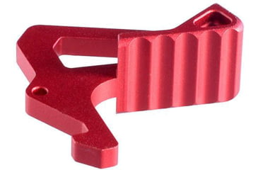 Image of Strike Industries Charging Handle Extended Latch, Red, SI-AR-LATCH-RED