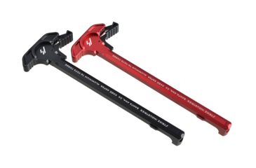 Image of Strike Industries Extended Latch AR Charging Handle, AR-15, 5.56x45mm NATO, Hard Anodized, Black, SI-ARCH-EL-BK