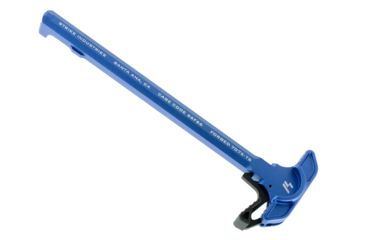 Image of Strike Industries Extended Latch AR Charging Handle, AR-15, 5.56x45mm NATO, Hard Anodized, Blue, SI-ARCH-EL-BLU