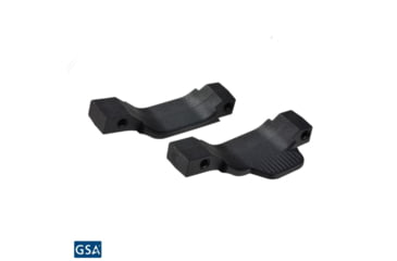 Image of Strike Industries Cobra Straight and Right Only Polymer Trigger Guard Combo-2 Pack, Black SI-COBRA-02-SR-BK