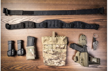 Image of Strike Industries Colby Tactical Padded Belt, Black, Small, SI-COLBY-BELT-S