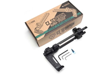 Image of Strike Industries CZ Scorpion 3/3+ PDW Collapsible Stabilizing Brace, Black, One Size, SI-CEVO-PDW-STAB