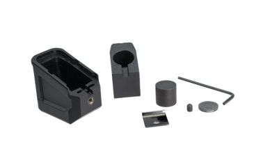 Image of Strike Industries Enhanced Glock 9mm/.40 Cal Magazine Floor Plate w/Spacer, SI-EMP-G9/40+0, Black, 0, SI-EMP-G9&amp;40+0-0RD