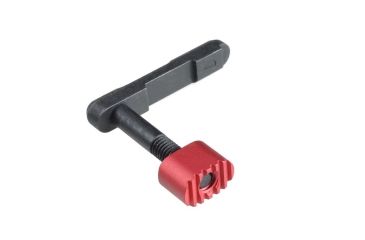 Image of Strike Industries Enhanced Magazine Catch with Red Release Button, Red SI-AR-EMC-RED
