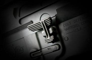 Image of Strike Industries Extended Bolt Catch, Black, SI-AR-XBC