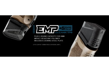 Image of Strike Industries Extended Magazine Plate for CANiK TP9 with +5 9mm rounds, Black, SI-EMP-CTP9