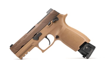 Image of Strike Industries Extended Magazine Plate, SIG Sauer P320, 9mm, 5-Round, Black, One size, SI-EMP-AL-P320-BK-5RD