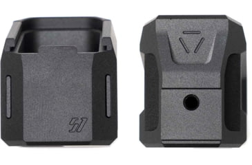 Image of Strike Industries Extended Magazine Plate, SIG Sauer P320, 9mm, 5-Round, Black, One size, SI-EMP-AL-P320-BK-5RD