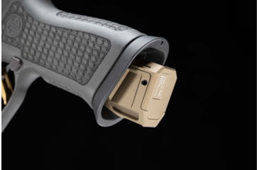 Image of Strike Industries Extended Magazine Plate, SIG Sauer P320, 9mm, 5-Round, FDE, One size, SI-EMP-AL-P320-FDE-5RD