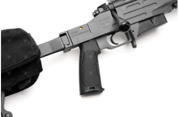 Image of Strike Industries Flat Top AR15 Rubber Over-Mold Pistol Grip without Beavertail in 15 Degree, Black, SI-AR-NBPG-15