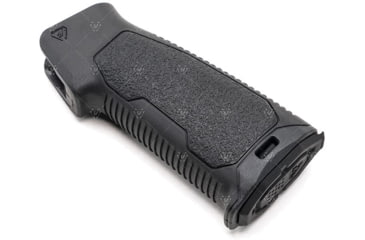 Image of Strike Industries Flat Top AR15 Rubber Over-Mold Pistol Grip without Beavertail in 15 Degree, Black, SI-AR-NBPG-15