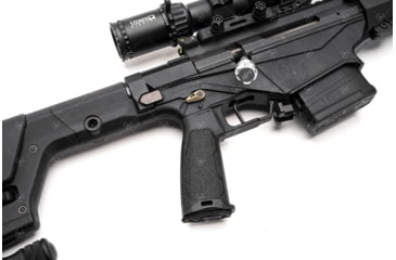 Image of Strike Industries Flat Top AR15 Rubber Over-Mold Pistol Grip without Beavertail in 15 Degree, Black, SI-AR-NBPG-15