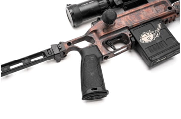 Image of Strike Industries Flat Top AR15 Rubber Over-Mold Pistol Grip without Beavertail in 15 Degree, Black, SI-AR-NBPG-15