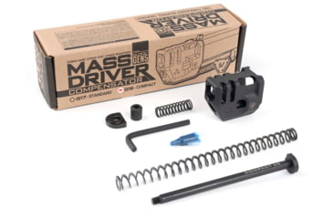 Image of Strike Industries G5 Mass Driver Compensator, Glock 19, Compact, Black, SI-G5-MDCOMP-C