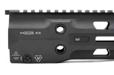 Image of Strike Industries Gridlok 416 9in Handguard Assembly in Full Duty Version, Black, One Size, SI-GRIDLOK-416-FD-9