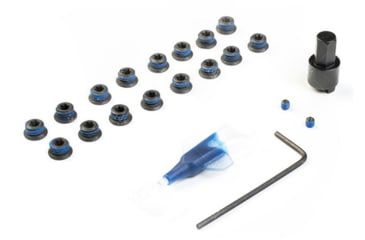 Image of Strike Industries GRIDLOK Sight and Rail Attachments, Blue, One Size, SI-GRIDLOK-SIGHTS-BLU