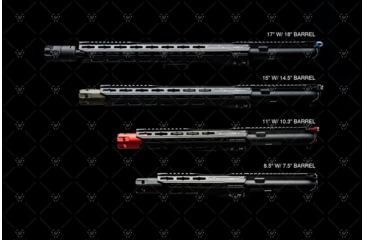 Image of Strike Industries Grildlok LITE 8.5in Handguard Assembly, Black, One Size, SI-GRIDLOK-LITE-8.5-BK