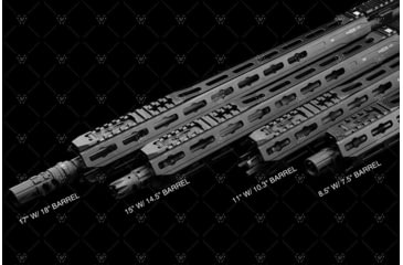 Image of Strike Industries Grildlok LITE 8.5in Handguard Assembly, Black, One Size, SI-GRIDLOK-LITE-8.5-BK
