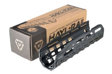 Image of Strike Industries Hayl Rail MLOK Handguard for Benelli M4, Black, SI-BM4-HAYL-RAIL-BK