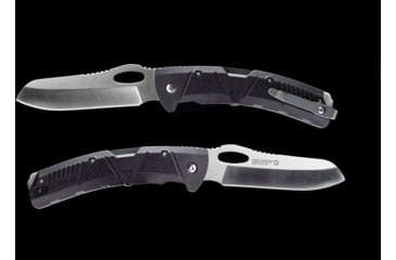 Image of Strike Industries K1 Knife, 89.10mm, AUS-8 Stainless Steel, SI Polymer Extreme Handle, Black, SI-K1-BK