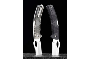 Image of Strike Industries K1 Knife, 89.10mm, AUS-8 Stainless Steel, SI Polymer Extreme Handle, Black, SI-K1-BK