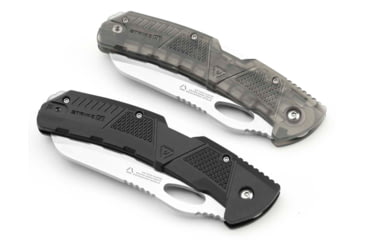 Image of Strike Industries K1 Knife, 89.10mm, AUS-8 Stainless Steel, SI Polymer Extreme Handle, Black, SI-K1-BK