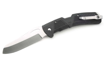 Image of Strike Industries K1 3.51in Folding Knife, Sheepsfoot, AUS-8 Stainless Steel, SI Polymer Extreme Handle, Black, One Size, SI-K1-BK