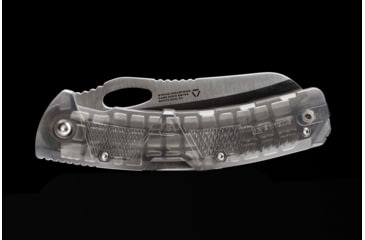 Image of Strike Industries K1 Knife, 89.10mm, AUS-8 Stainless Steel, SI Polymer Extreme Handle, Smoke, SI-K1-TP