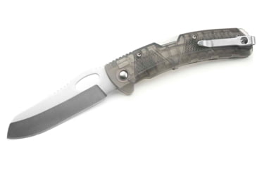 Image of Strike Industries K1 3.51in Folding Knife, Sheepsfoot, AUS-8 Stainless Steel, SI Polymer Extreme Handle, Transparent, One Size, SI-K1-TP