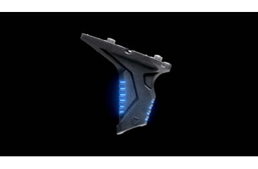 Image of Strike Industries Link Angled HandStop w/Cable Management System, M-LOK/KeyMod, Black, SI-AR-HSFG-BK