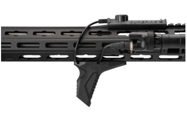 Image of Strike Industries Link Angled HandStop w/Cable Management System, M-LOK/KeyMod, Black, SI-AR-HSFG-BK