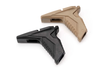 Image of Strike Industries Link Angled HandStop w/Cable Management System, M-LOK/KeyMod, FDE, SI-AR-HSFG-FDE