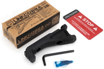 Image of Strike Industries Link Cobra Fore Grip w/Cable Management, Black, SI-AR-CMS-CFG-BK