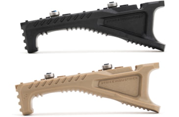 Image of Strike Industries Link Cobra Fore Grip w/Cable Management, Black, SI-AR-CMS-CFG-BK