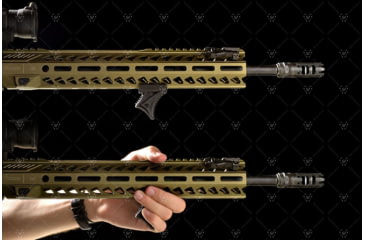 Image of Strike Industries Link Hand Stop Kit, KeyMod/M-LOK, 3-Piece, Black, One Size, SI-LINK-HSK