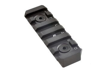 Image of Strike Industries Link Rail Section 6 Slots Fits Most Keymod and M-LOK Version Mounting Surfaces, Black SI-LINK-RS-6-BK