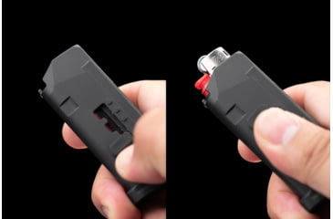 Image of Strike Industries Magazine for BIC Mini Lighter Cover, Black, SI-MLC-1