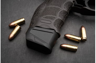 Image of Strike Industries Magazine Plate for Heckler &amp; Koch VP9, Black, SI-EMP-HK-VP9