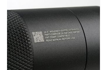 Image of Strike Industries Mid Length Barrel Extension, Black, 14.5in SI-COBRADB145M