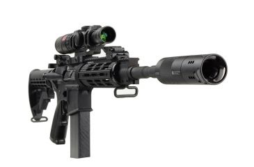 Image of Strike Industries Mid Length Barrel Extension, Black, 14.5in SI-COBRADB145M
